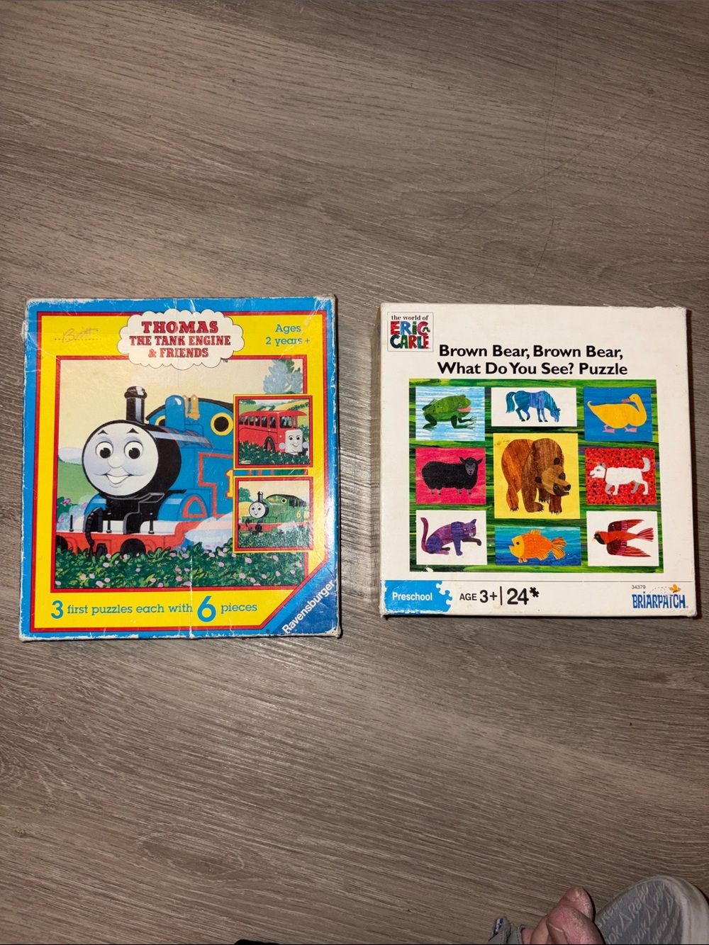 Thomas the Tank Engine Puzzle Set and Eric Carle Puzzle